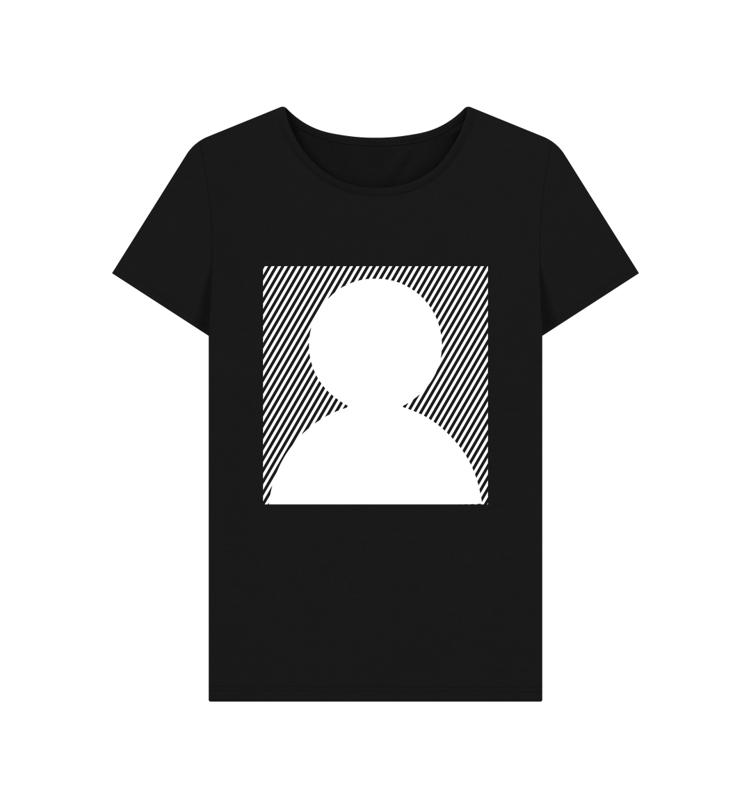 T-shirt: <span>Sometimes, when someone hasn't uploaded a photo for their avatar, you see a simple outline of a person's head and shoulders instead.</span>